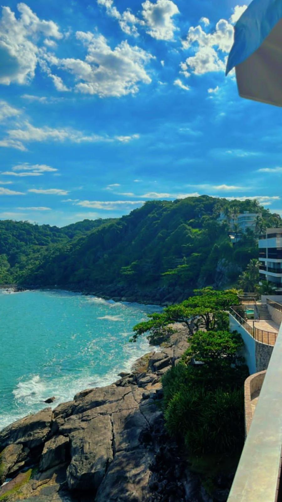 Em Condominio- Acolhedor-frente Mar-enseada-tortuga Guarujá
